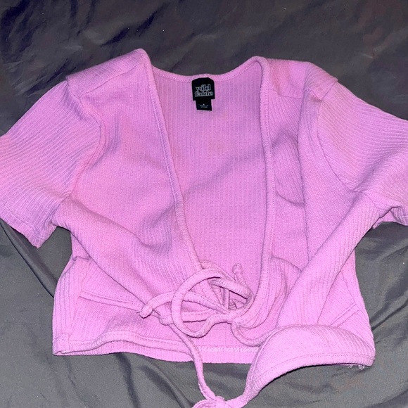 purple crop top - Picture 1 of 2